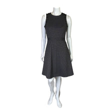 Load image into Gallery viewer, White House Black Market | Women&#39;s Black and White Pattern Fit and Flare Dress | Size: 2
