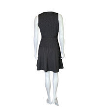 Load image into Gallery viewer, White House Black Market | Women&#39;s Black and White Pattern Fit and Flare Dress | Size: 2
