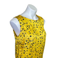 Load image into Gallery viewer, Banana Republic | Women&#39;s Yellow and Blue Silky Sleeveless Blouse | Size: XS
