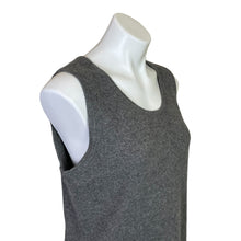 Load image into Gallery viewer, Precious Fibers | Women&#39;s Dark Gray 100% Cashmere Sleeveless Sweater | Size: L
