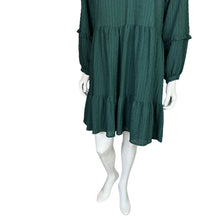 Load image into Gallery viewer, Anthropologie | Women&#39;s Green Long Sleeve Layered Dress | Size: S
