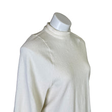 Load image into Gallery viewer, Madewell | Women&#39;s Cream Texture &amp; Thread Button-Back Mockneck Top | Size: XS
