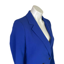 Load image into Gallery viewer, Buckley Tailors | Women&#39;s Blue Double Breasted Blazer Jacket | Size: 2
