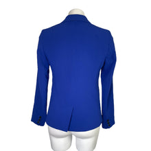 Load image into Gallery viewer, Buckley Tailors | Women&#39;s Blue Double Breasted Blazer Jacket | Size: 2
