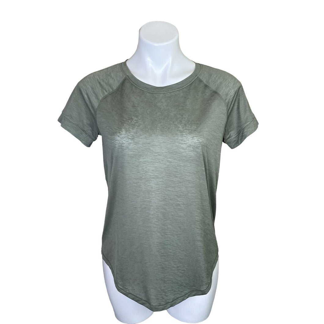 Athleta | Women's Green Vapor Short Sleeve Tee | Size: S