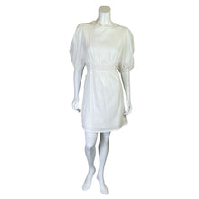 Load image into Gallery viewer, Hyfve | Women&#39;s White Half Sleeve Cut Out Mini Dress | Size: M
