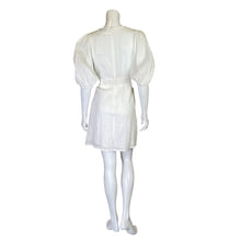 Load image into Gallery viewer, Hyfve | Women&#39;s White Half Sleeve Cut Out Mini Dress | Size: M
