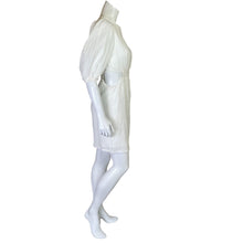 Load image into Gallery viewer, Hyfve | Women&#39;s White Half Sleeve Cut Out Mini Dress | Size: M
