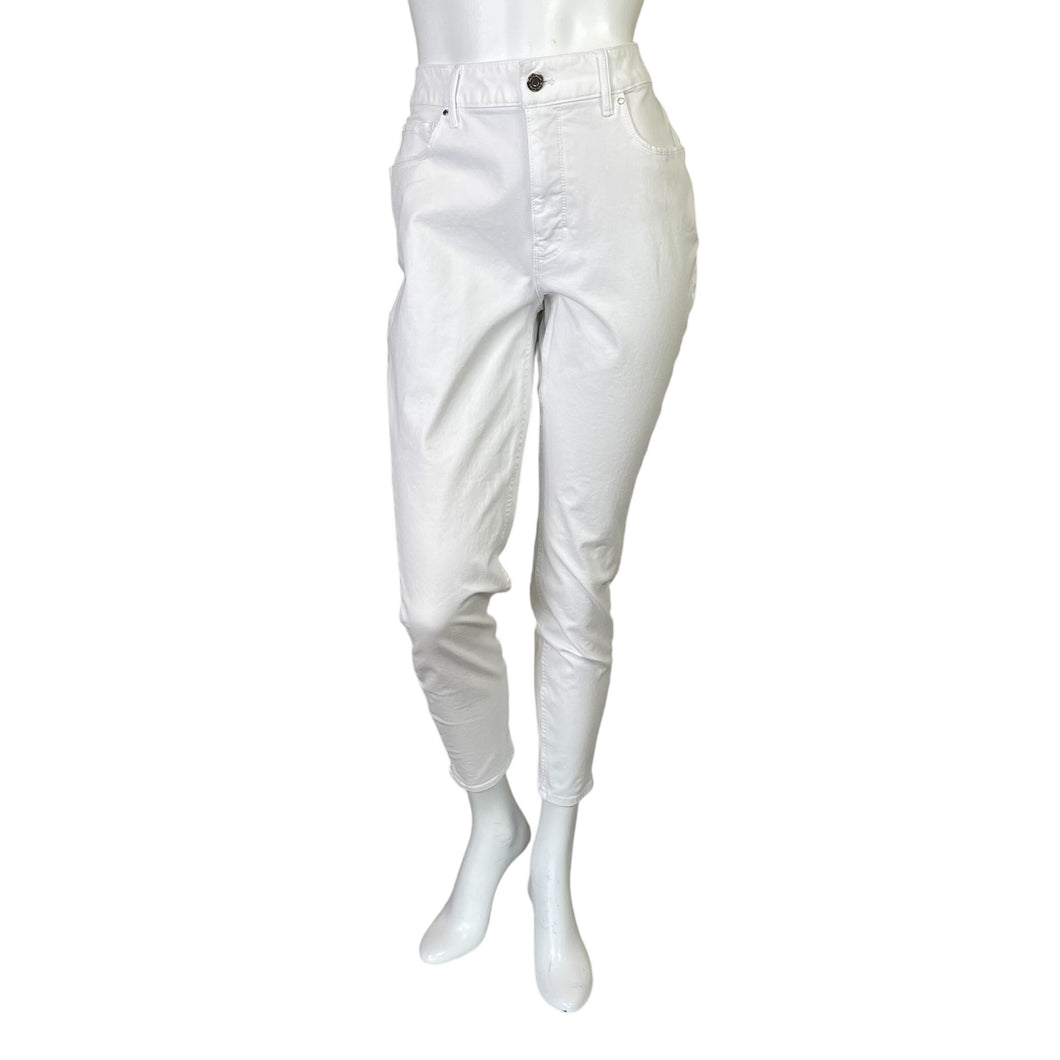 White House Black Market | Womens White The Sculpt Skinny Ankle Pants | Size: 10