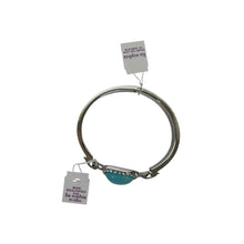 Load image into Gallery viewer, Lia Sophia | Womens Silver and Turquoise Bracelet with Tags
