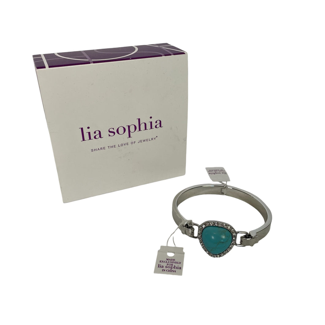 Lia Sophia | Womens Silver and Turquoise Bracelet with Tags