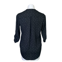 Load image into Gallery viewer, Lush | Black and White Polka Dot Long Sleeve Blouse | Size: XS
