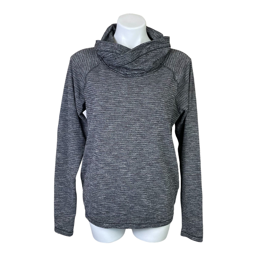 Lululemon | Women's Black and White Pattern High Neck Pullover Top | Size: S