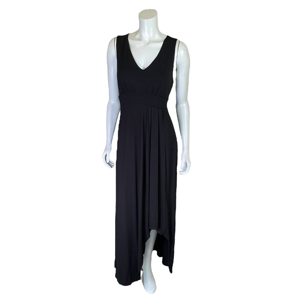 chico's black maxi dress Embellished Column Maxi Dress