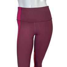 Load image into Gallery viewer, Athleta | Women&#39;s Burgundy Color Block Asym Tight | Size: S
