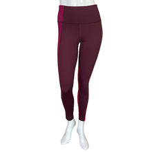 Load image into Gallery viewer, Athleta | Women&#39;s Burgundy Color Block Asym Tight | Size: S
