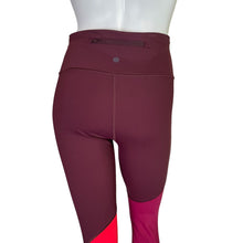 Load image into Gallery viewer, Athleta | Women&#39;s Burgundy Color Block Asym Tight | Size: S
