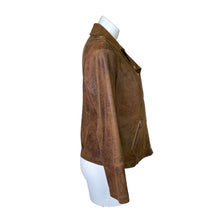 Load image into Gallery viewer, Chico&#39;s | Women&#39;s Brown Faux Leather Moto Jacket | Size: S
