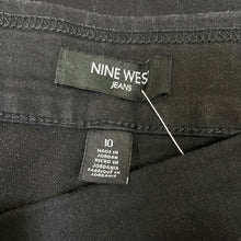 Load image into Gallery viewer, Nine West | Women&#39;s Black Heidi Pull-On Crop Jeans with Tags | Size: 10
