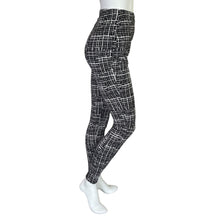 Load image into Gallery viewer, Chico&#39;s | Women&#39;s Black and White Pattern Fabulously Slimming Pants | Size: 8
