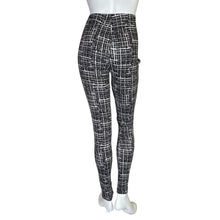 Load image into Gallery viewer, Chico&#39;s | Women&#39;s Black and White Pattern Fabulously Slimming Pants | Size: 8
