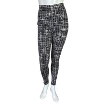 Load image into Gallery viewer, Chico&#39;s | Women&#39;s Black and White Pattern Fabulously Slimming Pants | Size: 8
