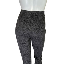 Load image into Gallery viewer, Chico&#39;s | Women&#39;s Gray and Black Tiger Print Fabulously Slimming Leggings | Size: 8
