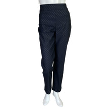 Load image into Gallery viewer, Chico&#39;s | Women&#39;s Navy Blue Polka Dot Pull On Pants | Size: 10
