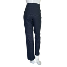 Load image into Gallery viewer, Chico&#39;s | Women&#39;s Navy Blue Polka Dot Pull On Pants | Size: 10
