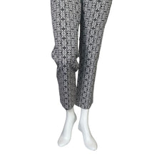 Load image into Gallery viewer, Chico&#39;s | Women&#39;s Black and White Pattern Knit Pants | Size: 8
