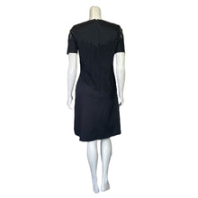 Load image into Gallery viewer, Elie Tahari | Women&#39;s Navy Blue Mesh Mixed Media Shift Dress with Tags | Size: 8
