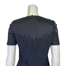 Load image into Gallery viewer, Elie Tahari | Women&#39;s Navy Blue Mesh Mixed Media Shift Dress with Tags | Size: 8
