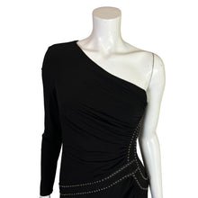 Load image into Gallery viewer, Laundry | Women&#39;s Black Studded One Sleeve Elegant Dress with Tags | Size: 8
