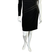 Load image into Gallery viewer, Laundry | Women&#39;s Black Studded One Sleeve Elegant Dress with Tags | Size: 8
