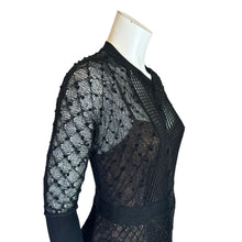 Load image into Gallery viewer, Beguile by Byron Lars | Women&#39;s Black Carissima Lace Pencil Dress with Tags | Size: 6
