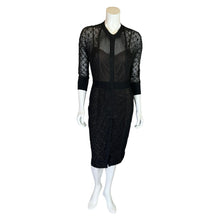 Load image into Gallery viewer, Beguile by Byron Lars | Women&#39;s Black Carissima Lace Pencil Dress with Tags | Size: 6
