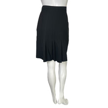 Load image into Gallery viewer, Diane Von Furstenberg | Women&#39;s Black Pleat Back Eliza Skirt | Size: 10
