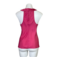 Load image into Gallery viewer, Banana Republic | Women&#39;s Pink Sleeveless Silk Blouse | Size: S
