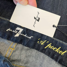 Load image into Gallery viewer, 7 For All Mankind | Women&#39;s Dark Wash A Pocket Flare Jeans with Tags | Size: 32

