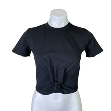 Load image into Gallery viewer, Renvy | Women&#39;s Black Short Sleeve Chinch Front Top | Size: XS
