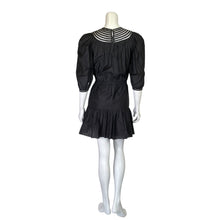 Load image into Gallery viewer, Joie | Women&#39;s Black Short Sleeve Tiered Mini Dress | Size: XS
