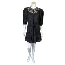 Load image into Gallery viewer, Joie | Women&#39;s Black Short Sleeve Tiered Mini Dress | Size: XS
