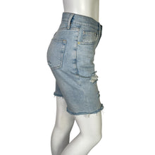 Load image into Gallery viewer, Frame | Women&#39;s Light Wash Le Slouch Bermuda Cut Off Shorts | Size: 25
