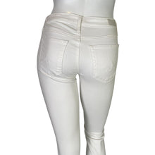 Load image into Gallery viewer, Adriano Goldschmied | Women&#39;s White The Prima Mid-Rise Cigarette Pants | Size: 25
