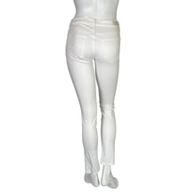 Load image into Gallery viewer, Adriano Goldschmied | Women&#39;s White The Prima Mid-Rise Cigarette Pants | Size: 25
