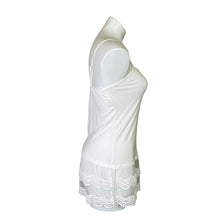 Load image into Gallery viewer, Grace &amp; Lace | Women&#39;s White Thin Strap Lace Bottom Top | Size: XS
