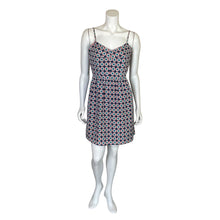 Load image into Gallery viewer, J. Crew | Women&#39;s Pink and Blue Starburst Thin Strap Dress | Size: 4
