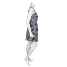 Load image into Gallery viewer, J. Crew | Women&#39;s Pink and Blue Starburst Thin Strap Dress | Size: 4
