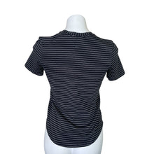 Load image into Gallery viewer, Lululemon | Women&#39;s Black and White Strip Short Sleeve Tee | Size: 2
