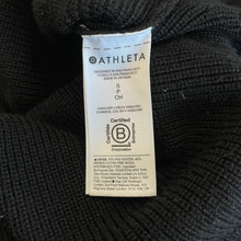 Load image into Gallery viewer, Athleta | Women&#39;s Black Knit V Neck Pullover Sweater | Size: S
